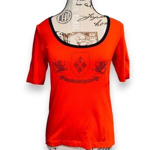 Ballantyne 1921 Red Crystal Emblem Top – Size S